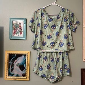 PRICE DROP!🧡 MUSHROOM PJ SET